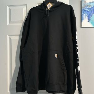 Carhartt Men's Loose Fit Midweight Logo Sleeve size 4XL hoodie